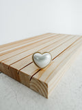 Heart Puff Pearl Ring