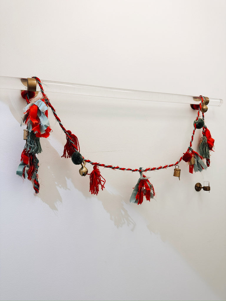 Pom Poms, Tassel & Bells Garland