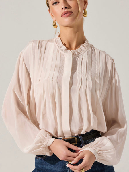 Ashton Top in Warm Champagne