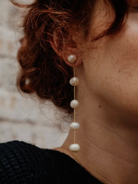 Valentina Pearl Drop Earrings