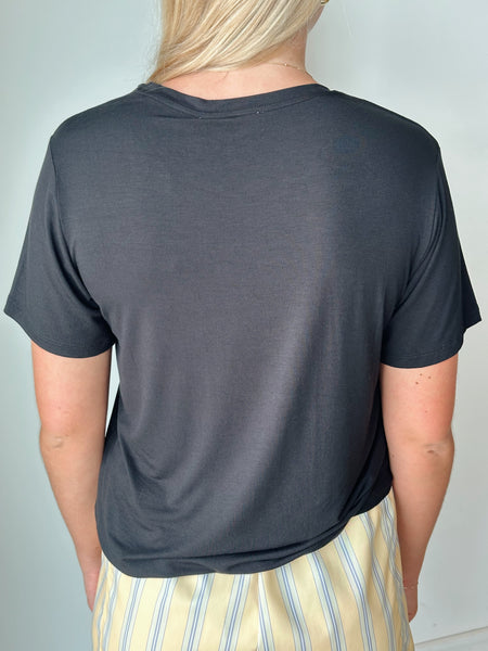 New To The Crew Tee in Black