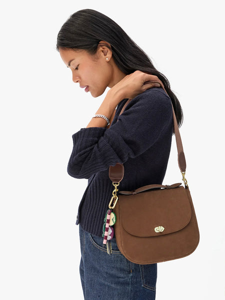 Turnlock Louis in Choco Bar Smooth Nubuck