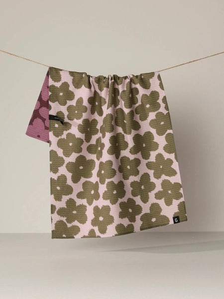Fuzzy Floral Luxe Kitchen Towel