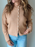 Piper Cardigan in Camel
