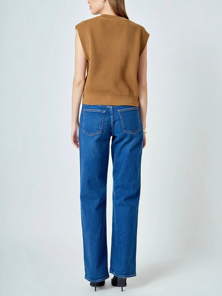 We're inVESTed Knit in Camel