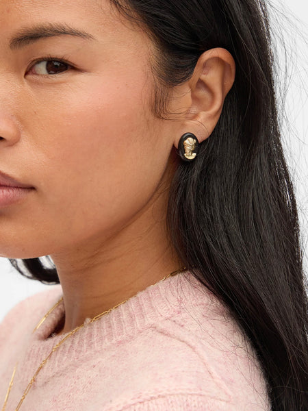 Cameo Stud Earrings
