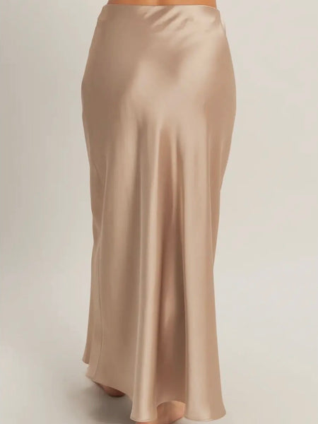 To The Maxi Skirt in Dark Taupe