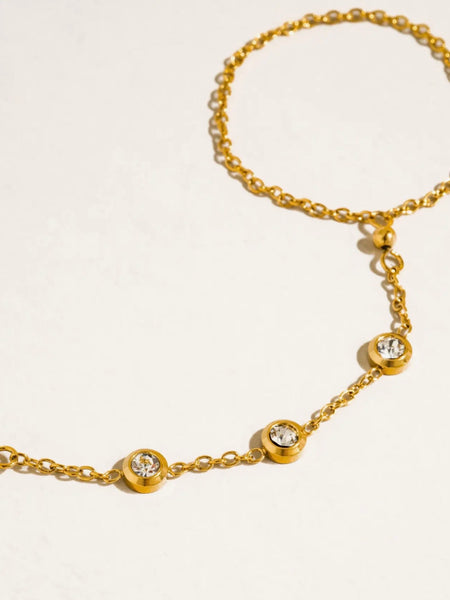 Nadine CZ Hand Chain