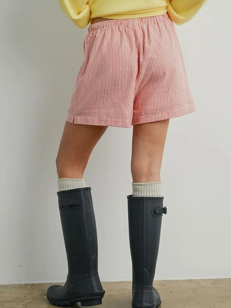 Balboa Boxer Short in Red