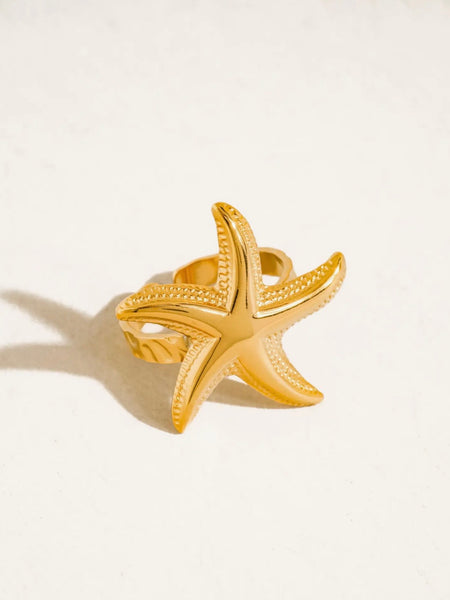 Sunset Starfish Ring
