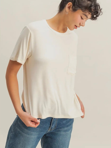 New To The Crew Tee in Cream