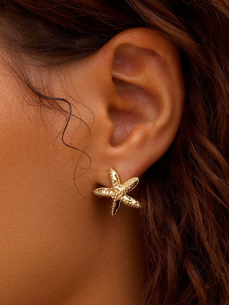Starfish Statement Earrings