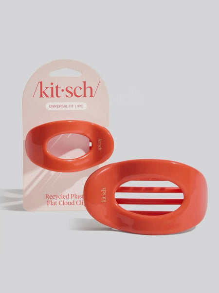 Recycled Plastic Flat Cloud Clip in Cherry