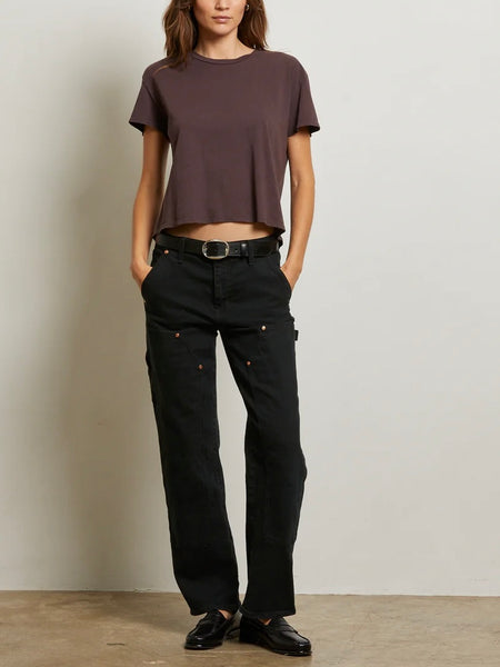 Harley Boxy Crew Tee in Cocoa