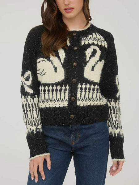 Swan Song Cardi in Black