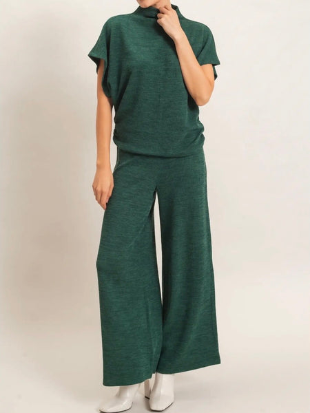 Knit With It Set in Dark Green