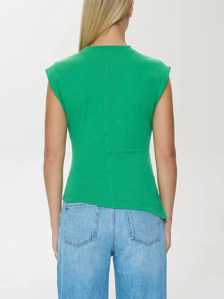 Nya Asymmetrical Tee in Mantis