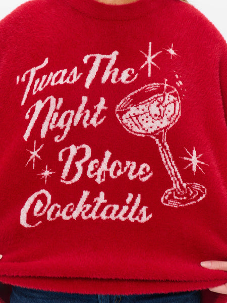 Classic Crewneck Sweater in Twas The Night