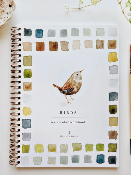 Birds Watercolor Workbook