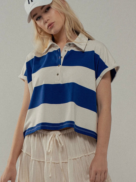 Put It To The Test Polo in Royal