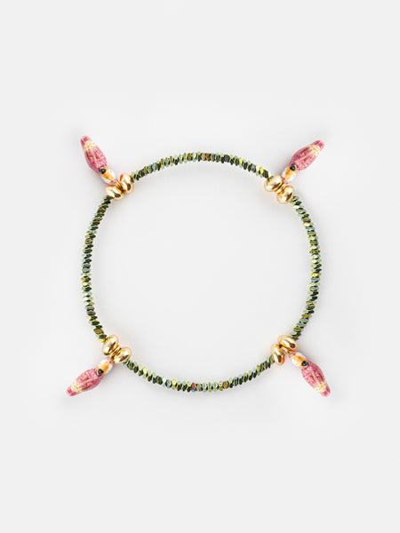 Fruit & Hematite Beads Bracelet