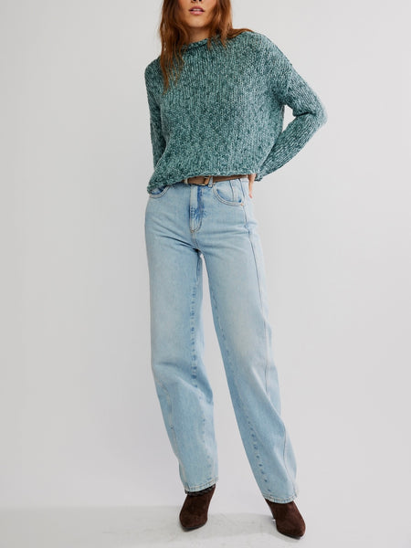 Opal Rollneck Sweater in Rainforest