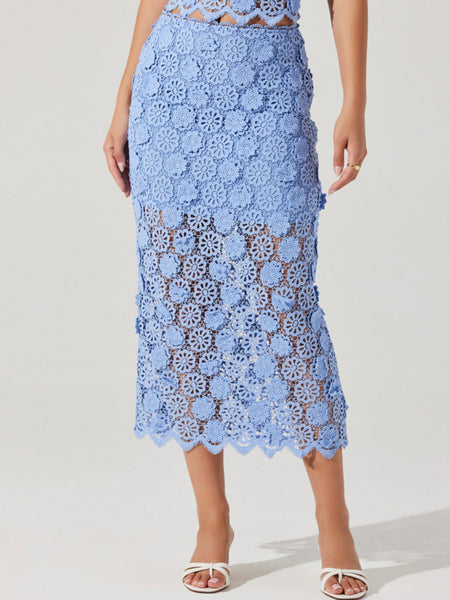 Iva Bow Skirt in Mistletoe Plaid