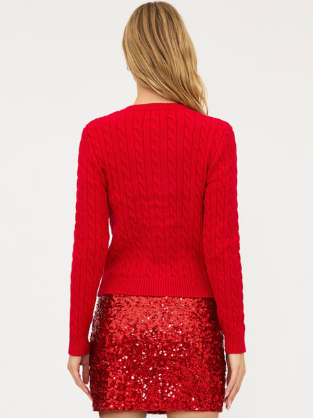 Ally Cardigan in Peppermint