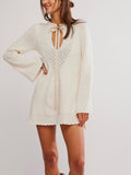 Bali Old Flame Sweater Dress in Ivory