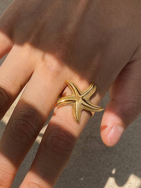 Sunset Starfish Ring