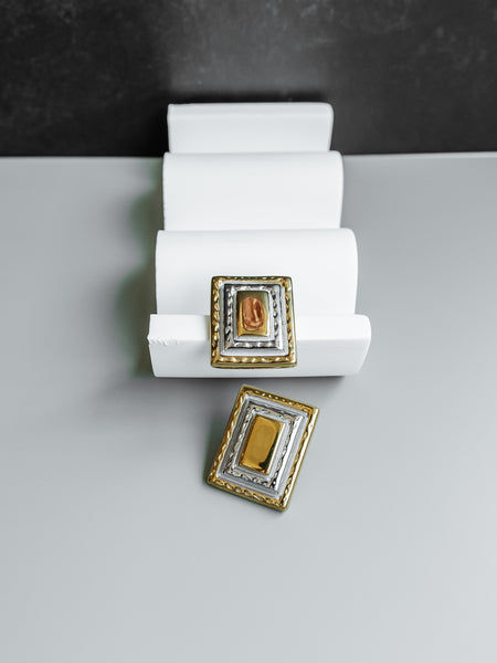 Rectangle Mix Earrings