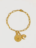 Lark Coin Moon Chain Bracelet