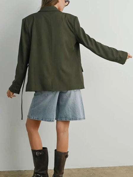 Boss Blazer in Olive