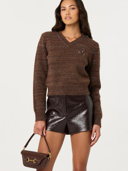Dasia Sweater in Brown