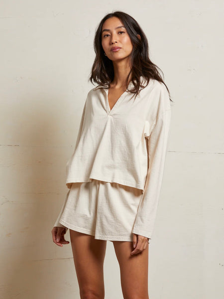 Alison Tennessee Jersey Tee in Sugar