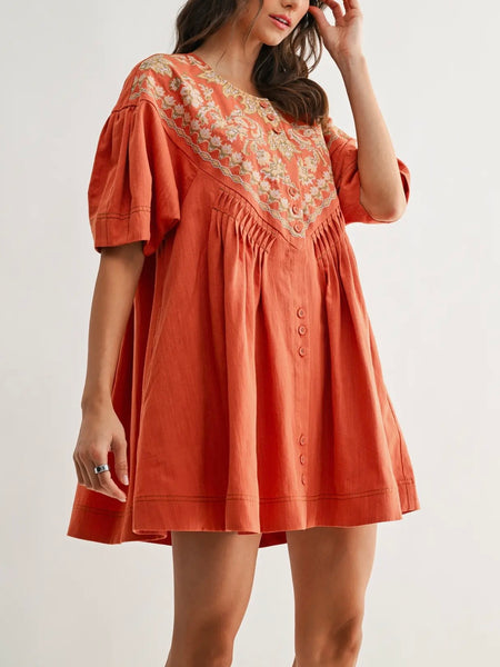 Clementine Mini in Burnt Orange