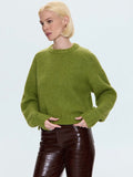 Adina Sweater in Pea Green