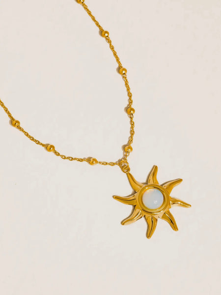 Astoria Sun Pendant Necklace