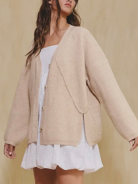 Latte Loving Cardi in Taupe