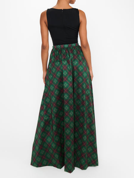 Monroe Maxi Skirt in Mistletoe Plaid