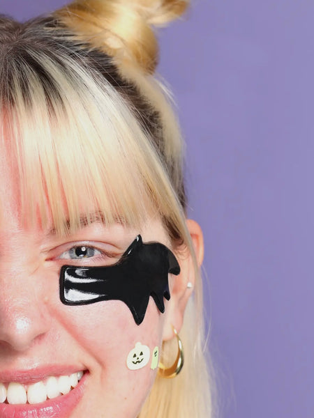 Halloween Bat Undereye Masks 4pk
