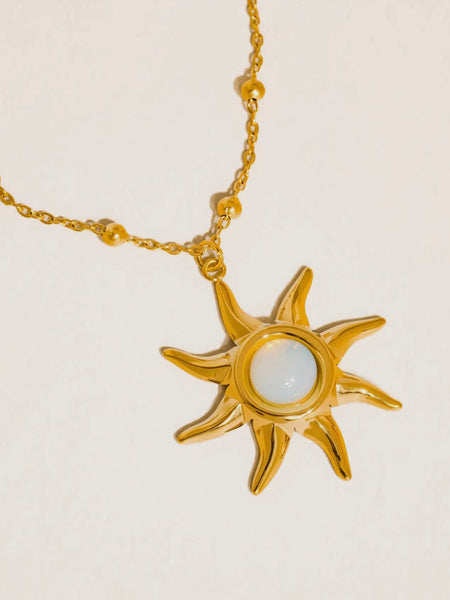 Astoria Sun Pendant Necklace