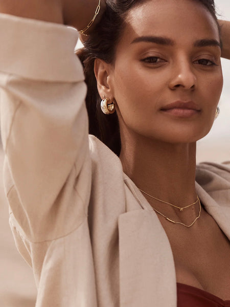 Lou Mixed Stacked Hoops