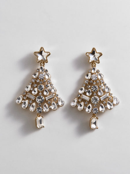 Spruced Up Christmas Tree Earrings