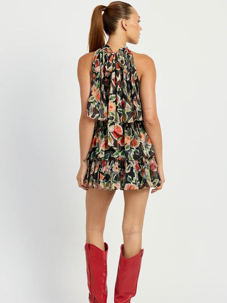 Eden Romper in Black & Red