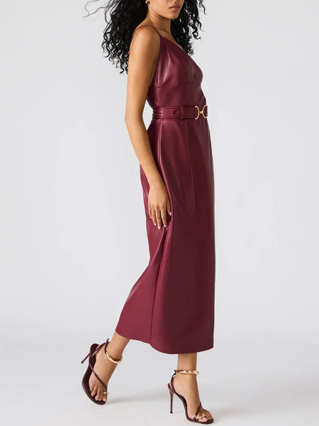 Kailey Dress in Cordovan