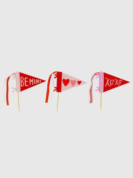 Valentine's Mini Felt Pennant Set