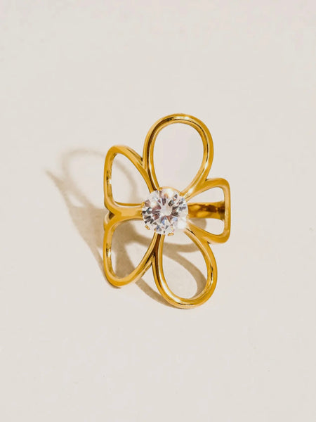 Cael Flower CZ Statement Ring