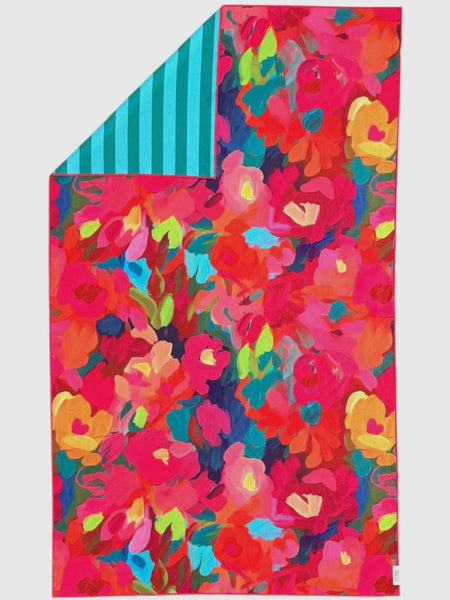 Etching Reversible Pool Towel