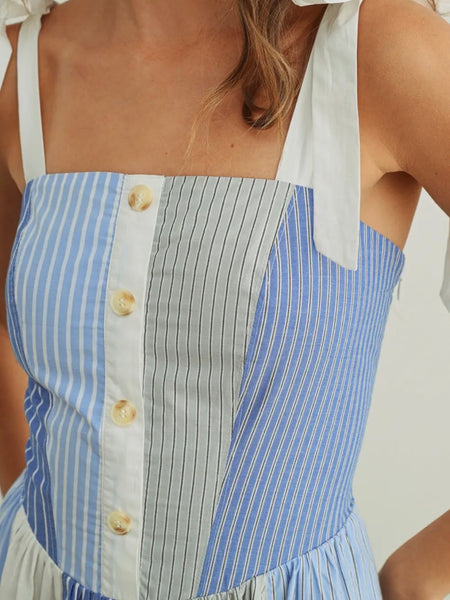 Mixed Emotions Dress in Blue